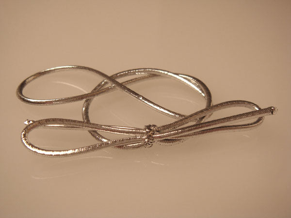 Dekogummi Metallisch Silber - 35.5cm (50 Stück) [14MS]