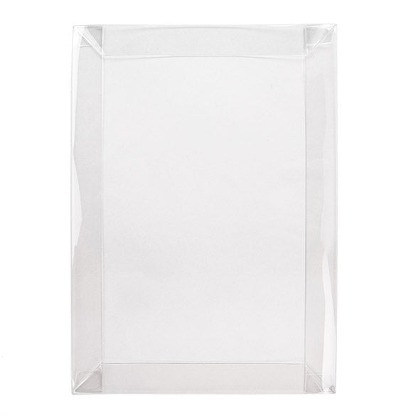 Deckel Transparent & Faltbar 13.8x1.6x19.2cm (25 Stück) [BT1]