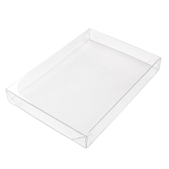 Deckel Transparent & Faltbar 9.7x1.7x13.8cm (25 Stück) [BT10]