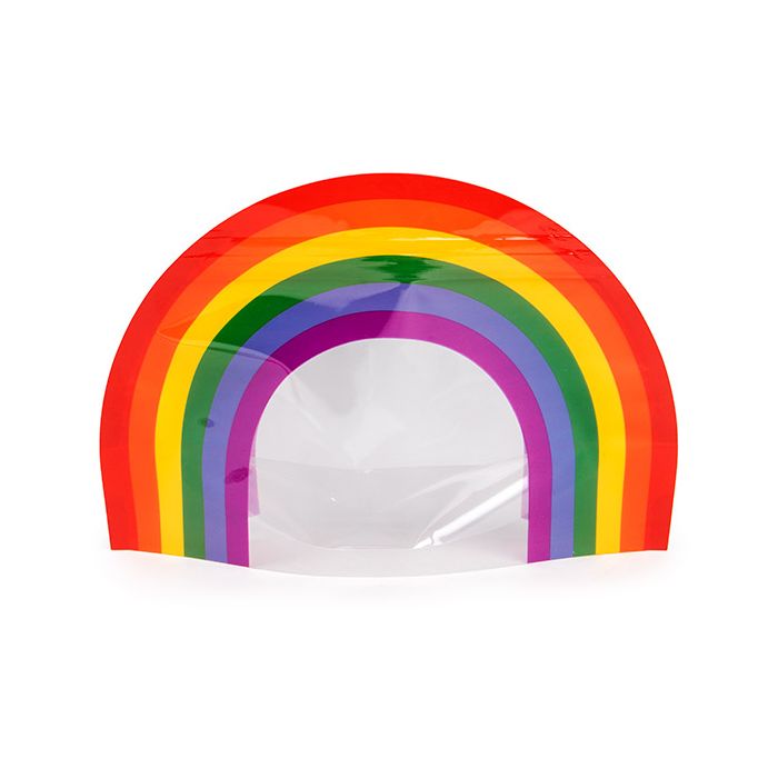 Standbodenbeutel Regenbogenform 20,3x7,6x12,7 cm (25 Stück) [SP3RZ]