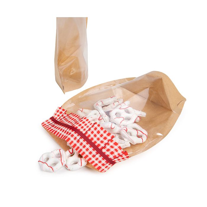 Standbodenbeutel Form eines Marmeladenglases 19,7x7,6x20,3 cm (100 Stück) [SP7JMZ]