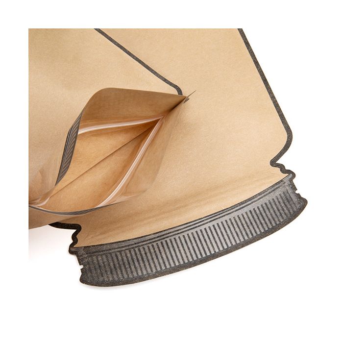 Einmachglas-Form Beutel Kraft 15,2x7,9x25,4 cm (100 Stück) [SP7KZ]