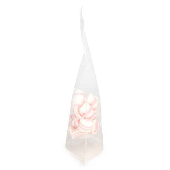 Standbodenbeutel Transparent 9.5x5.7x15.7cm | 57 Gramm (100 Stück) [ZBG35]