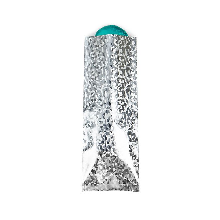 Kunststoffbeutel Holographischer Kristall 7,6x20,3 cm und Verschweißbar (25 Stück) [SVP38HI]