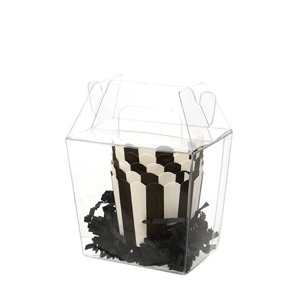 Klarsichtschachteln Take-Away-Stil 8.7x6.4x7.9cm (25 Stück) [FS283]