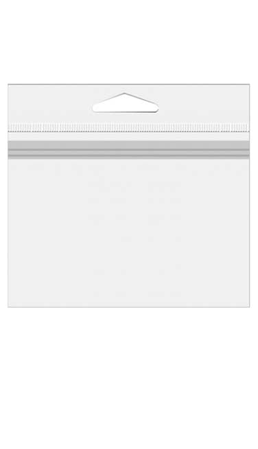 Headerbeutel Transparent 31.6x33cm zum Oben laden von Inhalten (100 Stück) [HBT1213]