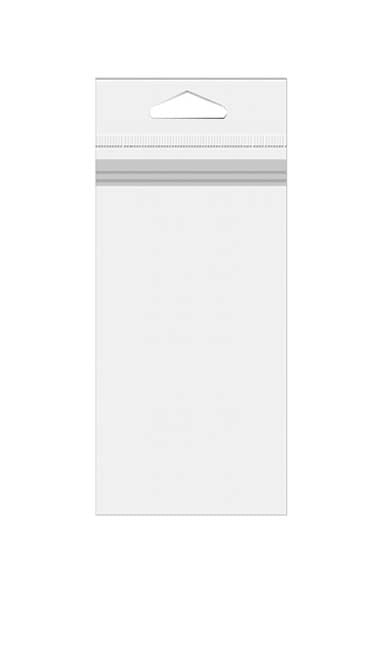 Headerbeutel 5.1x20.3cm - Schließung oben (500 Stück) [J4T]