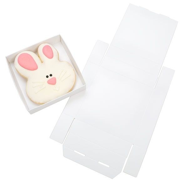 Pappschachtelböden Weiß 10.5x2.5x10.8cm (25 Stück) [WH99]