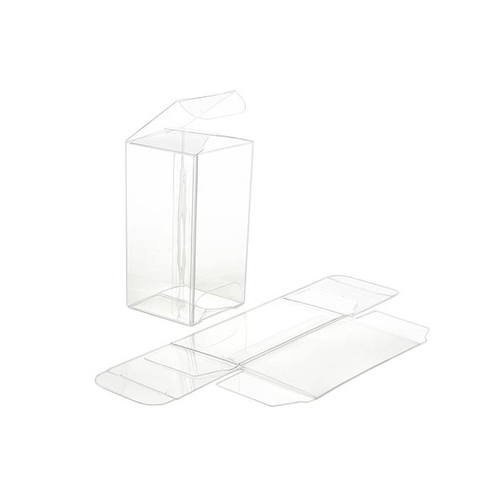 Klarsichtschachteln 3.8x3.8x7.6cm Transparent (50 Stück) [VB292]