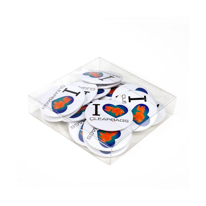 Klarsichtschachteln 12.7x12.7x2.5cm Transparent (50 Stück) [VB306]