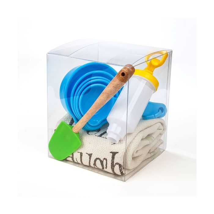 Klarsichtschachteln 12.7x12.7x15.2cm Transparent (50 Stück) [VB309]