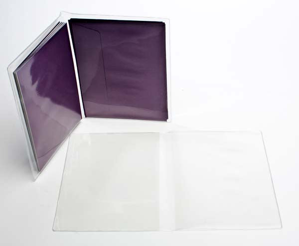 Vinyl Hüllen Brieftasche Stil 17.5x27cm (100 Stück) [VINA6]