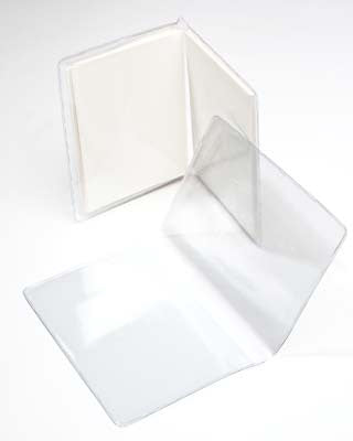 Vinyl Hüllen "Brieftasche Stil" 13,7x21,3cm (100 Stück) [VINB4]