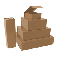 Magnet boxes 42,5x33,3x9,7cm Brown (25 pcs)