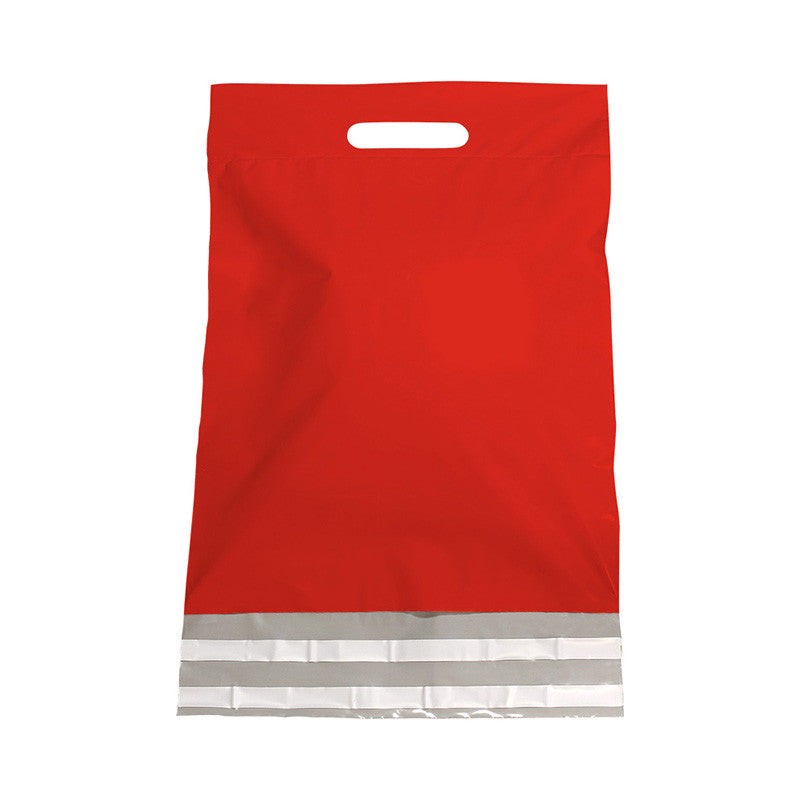 Plastic Mailing Bags 30x40+7cm Red (250 pcs)