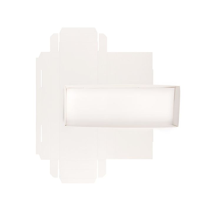 Schachtelböden Kraft Weiß 10,8x2,5x30,5 cm (25 Stück) [WH11]