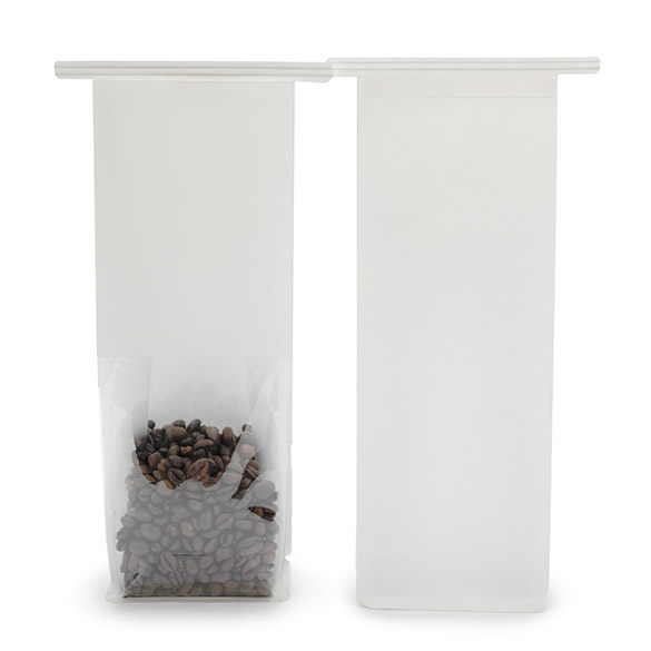Kraftbeutel Weiß wiederverschließbar 8,9x6,4x25,4cm (100 Stück) [TTGB1K]