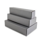 Wine bottle boxes 16x8x36cm Silver (50 pcs)