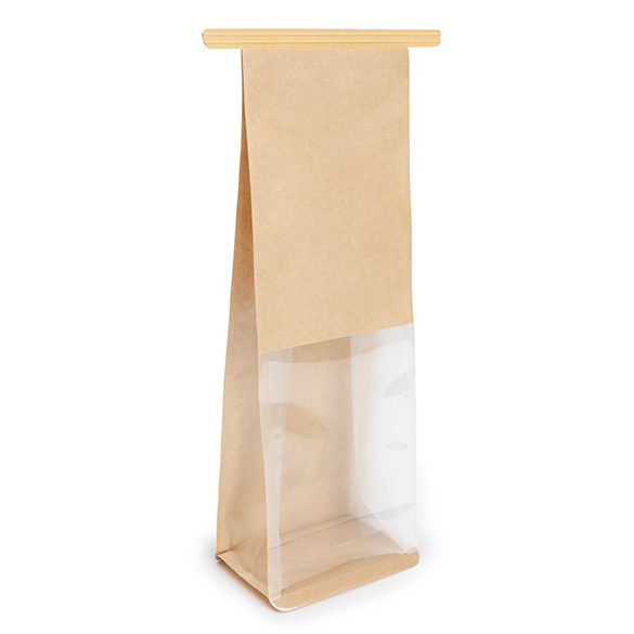 Kraftbeutel Braun wiederverschließbar 8,9x6,4x25,4cm (100 Stück) [TTGB1K]
