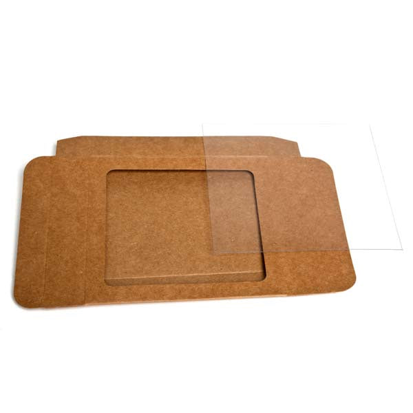Pappschachteln mit Sichtfenster 11.4x2.2x14.9cm (25 Stück) [WKR247]