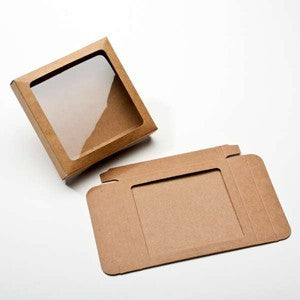 Pappschachteln mit Sichtfenster 11.4x2.2x14.9cm (25 Stück) [WKR247]