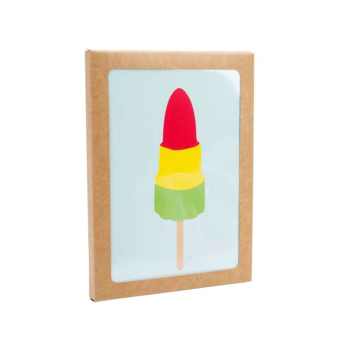 Pappschachteln Kraft Braun mit Fenster 13.7x1.3x18.7cm (25 Stück) [WKRG4]