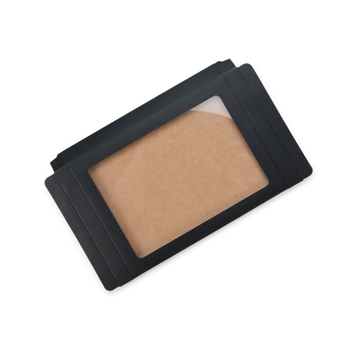 Pappschachteln Mattschwarz 12,5x1,5x16,8cm (25 Stück) [WMBG2]