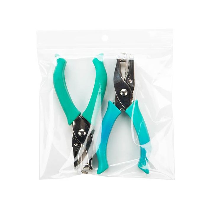 Druckverschlussbeutel mit Aufhängeloch 15x15cm Transparent PP 75 Mikron (100 Stück) [Z3R66]