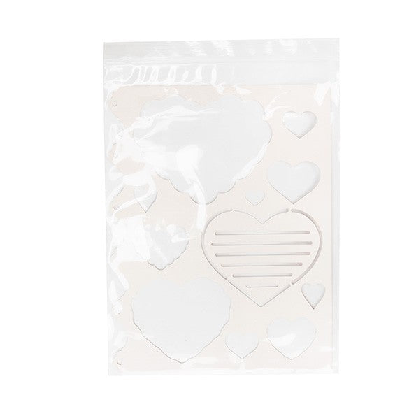 Druckverschlussbeutel mit Aufhängeloch 23x30.5cm Transparent PP 75 Mikron (100 Stück) [Z3R912]