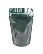 Standbodenbeutel Transparent/Glitzerndes Grün 13x7,9x20,6 cm (100 Stück) [ZBG3GLGR]