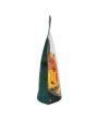 Standbodenbeutel Transparent/Glitzerndes Grün 13x7,9x20,6 cm (100 Stück) [ZBG3GLGR]