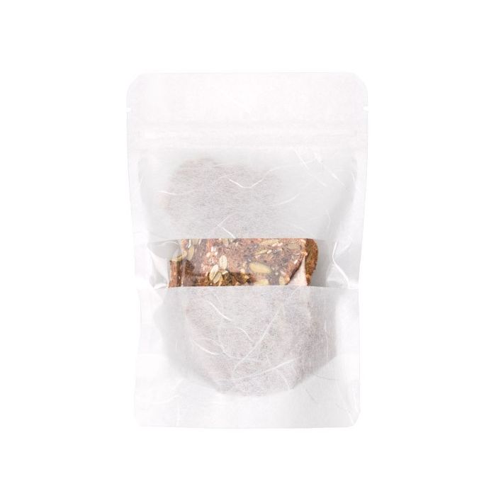 Standbodenbeutel Reispapier Weiß 10.2x6x15.2cm (100 Stück) [ZBGR2W]