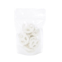 Stand Up Pouches Rice Paper Transparent/White 10.2x6x15.2cm | 57 grams
