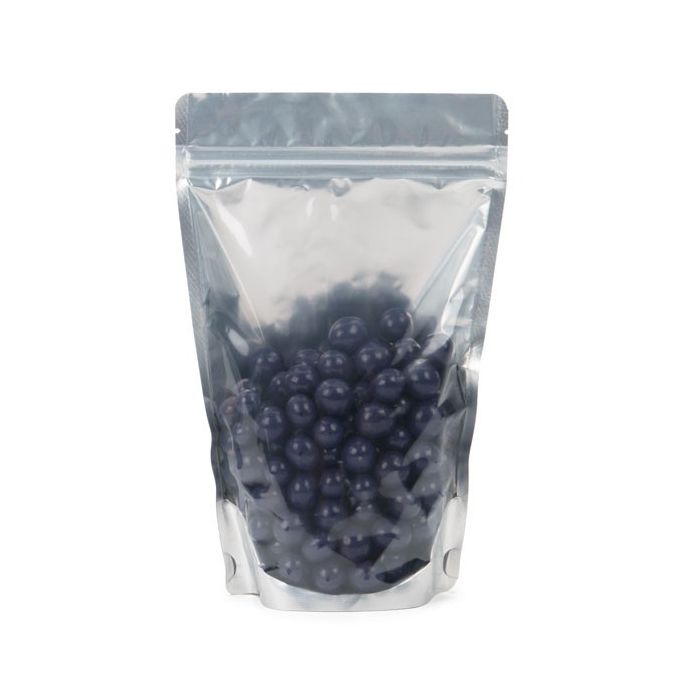 Standbodenbeutel Transparent/Silber 14.9x8.9x23.2cm | 310 Gramm (100 Stück) [ZBGS7]