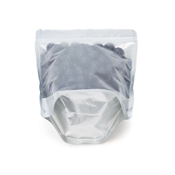 Standbodenbeutel Transparent/Silber 14.9x8.9x23.2cm | 310 Gramm (100 Stück) [ZBGS7]