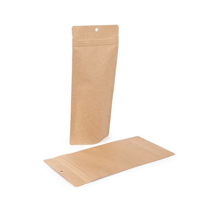 Standbodenbeutel Kraft 10,8x6x23,8 cm (100 Stück) [ZBGSK1N]
