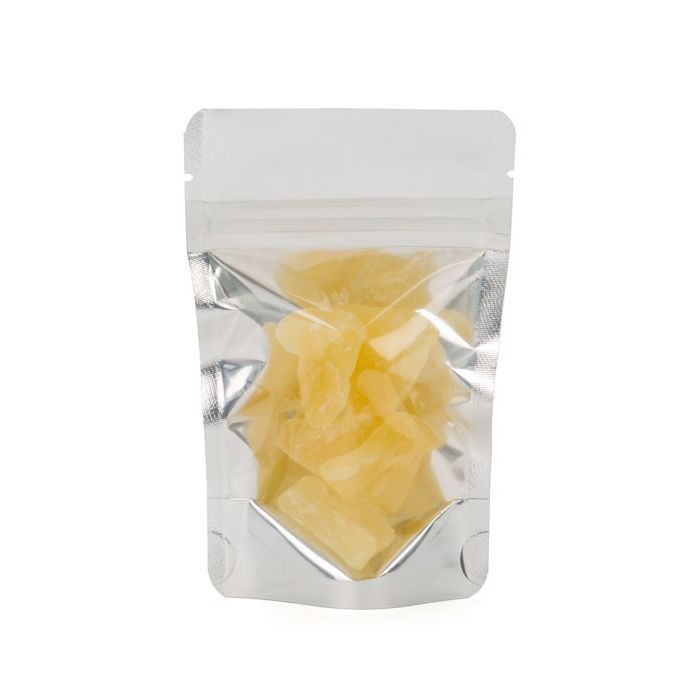 Standbodenbeutel Transparent/Weiß 17x9x28.5cm | 340 Gramm (100 Stück) [ZBGW4]