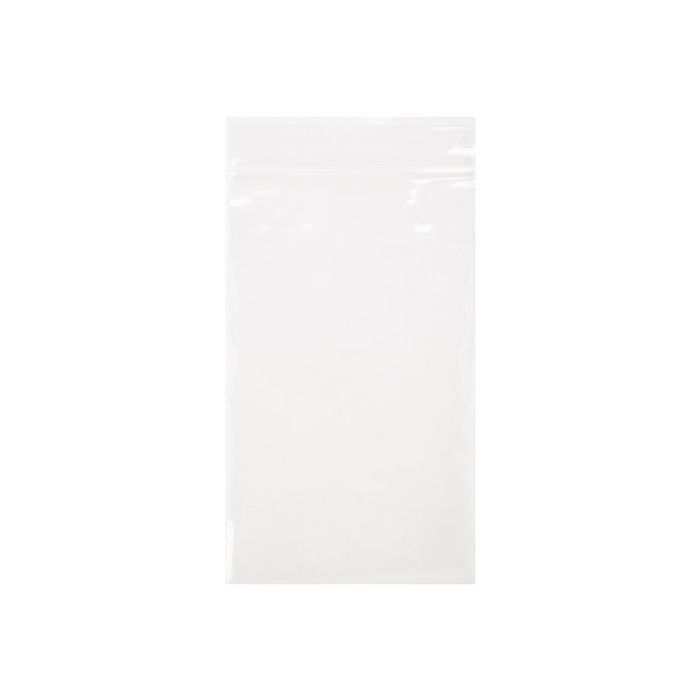 Druckverschlussbeutel 7.5x12.5cm Transparent PP 50 Mikron (100 Stück) [ZC35]