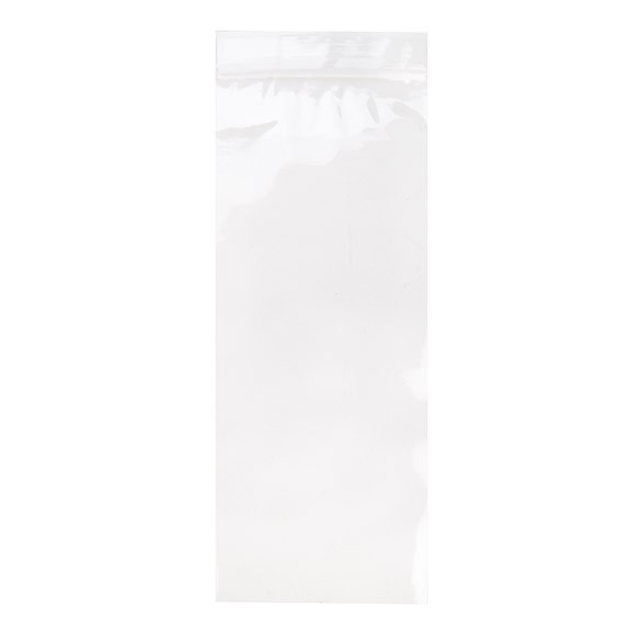 Druckverschlussbeutel 10x25.5cm Transparent PP 50 Mikron (100 Stück) [ZC410]