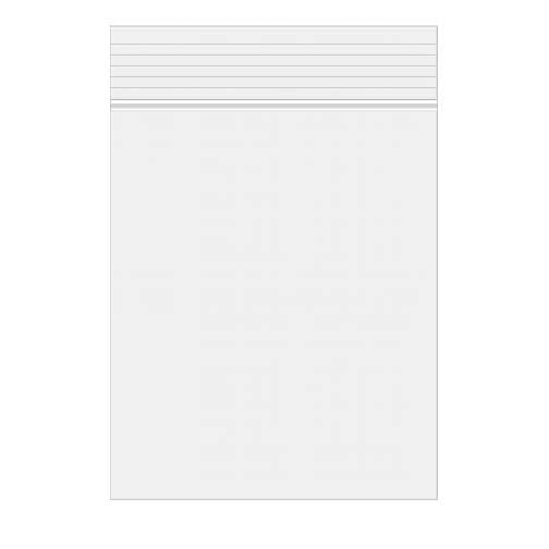 Druckverschlussbeutel Transparent 9x12.5cm PE 50 Mikron (100 Stück) [2PE3H5]