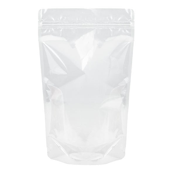 Standbodenbeutel Transparent 17x9x28.5cm | 340 Gramm (100 Stück) [ZBG4]