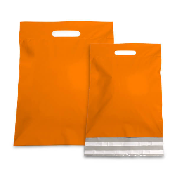 Packlinq Kunststoff-Versandtaschen 45x56+7cm Orange (250 Stück)