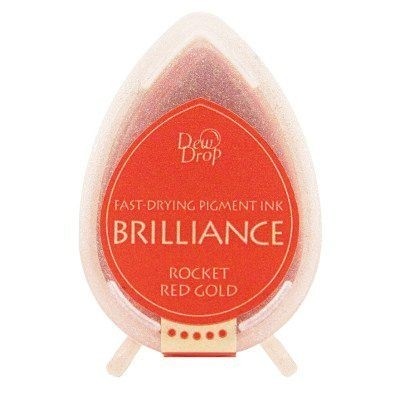 Packlinq Stempelkissen Brilliance Dew drops - Rocket Red