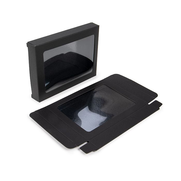 Pappschachteln mit fenster