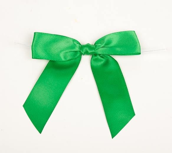 Emerald Pre-tied Bow 2.2cm (100 Pieces) [BOW7EM]