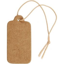 Geschenkanhänger Hellbraun 15x30cm (100 Stück) [HOB01271]