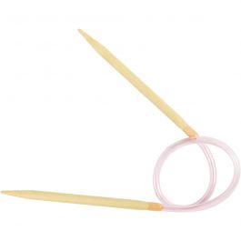 Rundstricknadel, L 40 cm, Größe 6 mm, 1 Stk [HOB-422750]