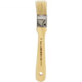 Lackierpinsel, L 18,5 cm, B 25 mm, Flach, 12 Stk/ 1 Pck [HOB-10425]