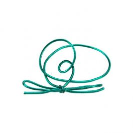 Dekogummi Metallisch Grün - 25.5cm (50 Stück) [10MGR]