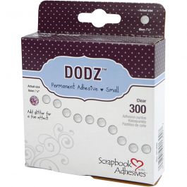 Dodz Klebepunkte, D 6 mm, Dicke 0,5 mm, 300 Stk/ 1 Pck [HOB-11566]